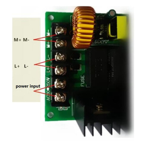 2X LY-820 PWM 110V220V  Permanent Magnet Motor Governor Drive Module Controller Board 2