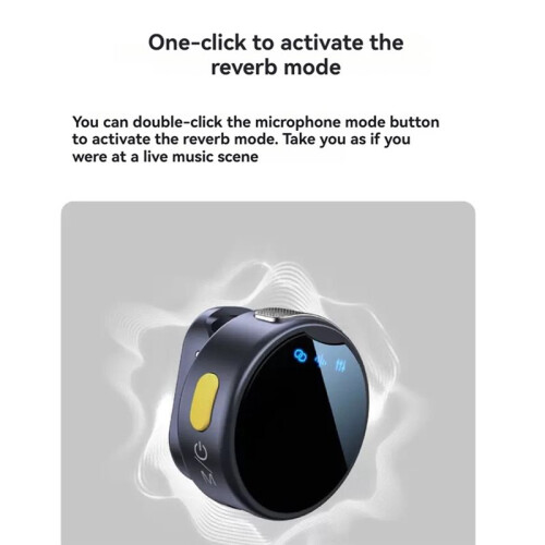 Wireless Microphone Mic for  X5/GO Ultra Action Camera Magnetic Clip- Design Camera Accessories 2