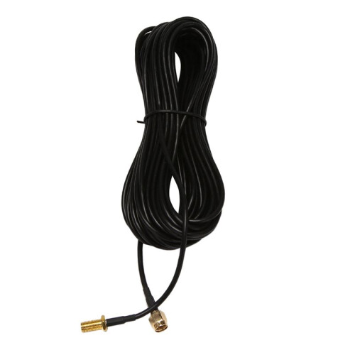 6X RP - Conector de Antena de Wifi SMA Macho A Hembra Cable de Extension Negro 10 M 2