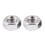 5pièces 320mm x M8 Acier Inoxydable Tige Filetee D'Argent 6