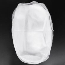 40 Pack Strainer Bag, 5 Gallon Paint Strainer with Elastic Top Opening White Fine Mesh Filters Bag for Paint Gardening
