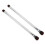 2pcs Silver Double Ended Eyeshadow Brush Set Soft Fiber Eye Makeup Tools 1