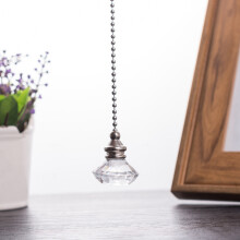 4 Pcs Crystal Pull Chains Ceiling Fan Chain Extension Fan Pull Chain Pendant 50cm Ceiling Fan Chain Extender Ornament