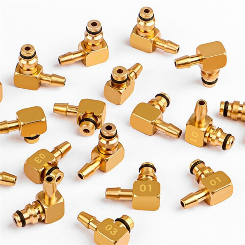 Injector Flow Tester Common Rail Adaptor Oil Return Detection Tools Flow Meter Test Adaptor Set 2