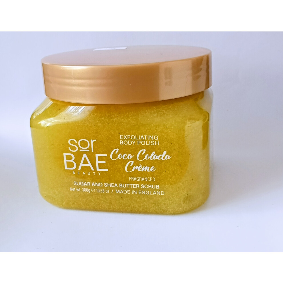 Sor BAE Beauty Exfoliating Body Polish Coco Colada Creme Scrub