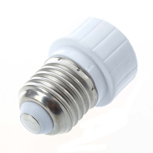 8X E27 to GU10 LED Light Socket Adapter Socket Adapter Lamp Bulb Converter White 1
