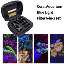 2X AqUariUm Obiektyw Akwarium Aparat Telefoniczny Filtr Obiektywu 6 w 1 Obiektyw Makro żółTy Filtr Obiektywu Rafa Koralowa AqUariUm Fotografia