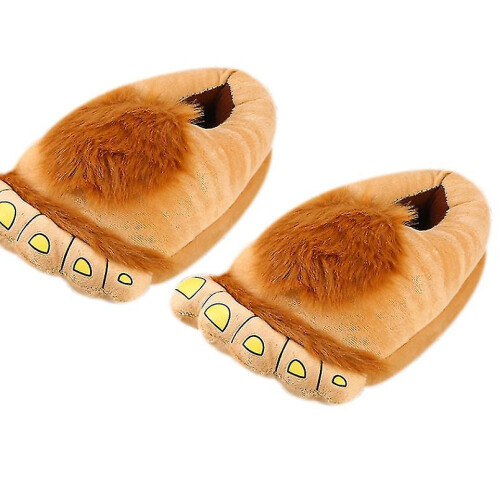 (brown)Women's Slippers Furry Comfortable Warm Slippers 1