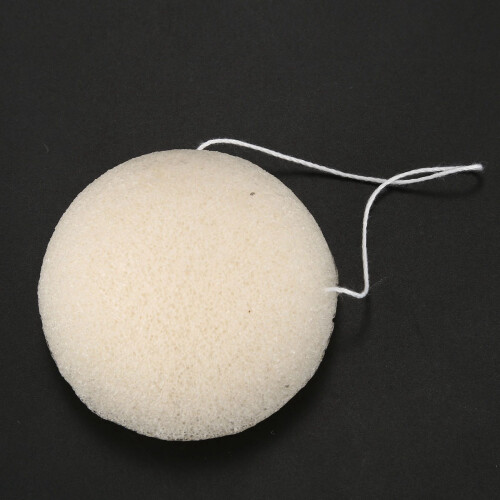 2X Face Natural Konjac Cleaning Sponge - White 1