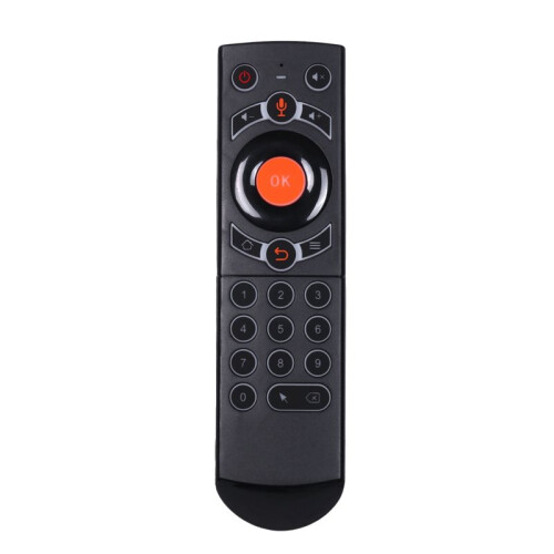 2X Q7 Backlit Gyroscope Wireless Air Mouse  Voice Remote Control Full Keys IR Learning for Android TV Box 1