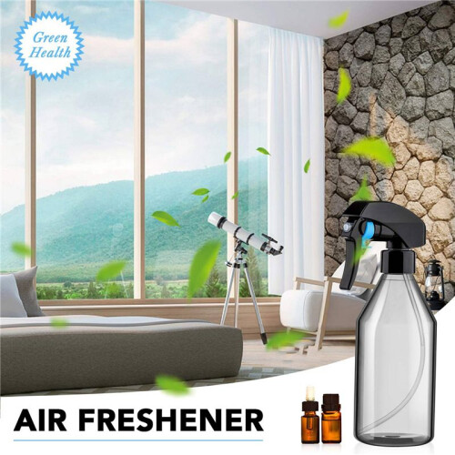 Plastic Spray Bottles for Cleaning Solutions,10OZ Reusable Empty Container with Durable Black Trigger Sprayer, 15Pack