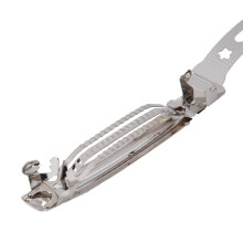 100 Pcs 80mm Metal French Clips Hair Bows Barrettes - Silver