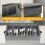 Flatware & Utensil Storage - Durable Silverware Storage Box with Adjustable Divider, 5 Compartment Flatware Storage Case 4