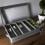 Flatware & Utensil Storage - Durable Silverware Storage Box with Adjustable Divider, 5 Compartment Flatware Storage Case 5