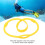 Collier régulateur en silicone 80 cm Diver jaune 9