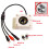 2X Microphone Speaker Device for Security Camera Waterproof for IP Camera Audio Recording Two Way Radio Interphone 4