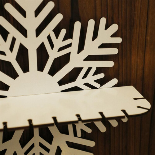 Bohemian Snowflake Shape Storage Home Wall Storage Rack Decorative Pendant B 2