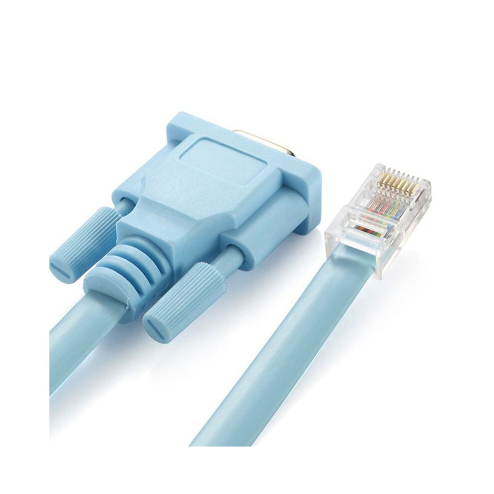 3X Usb Console Cable Rj45 Cat5 Ethernet To Rs232 Db9 Com Port Serial Female Rollover Routers Network Adapter Cable 1.8M 4713905364691