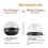 200 Pack Clear Plastic  Cupcake Container, Individual Packaging Treat Boxes with Dome Lids for  Muffin Macaron 3