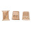200Pcs Sewing Machine Scissors Shaped Wooden Buttons Sewing Button for Children Clothes Decorative Button Scrapbooking 2