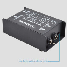 Alctron 2X Convertitore di Impedenza Singolo Passivo DB-1 DIBOX DIBOX per Effetti Da Stadio Anteriore