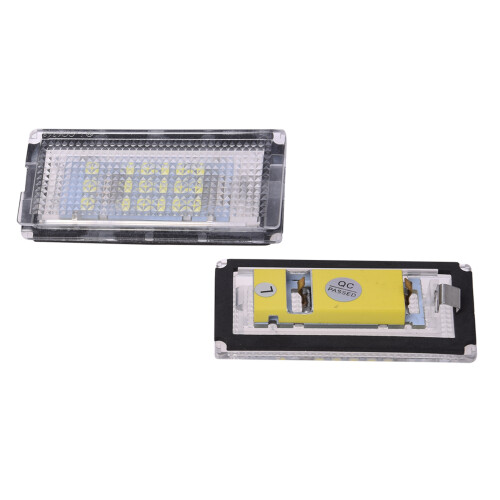 4 Pcs Plate Light 18 LED 3528SMD White License Plate Light for  E46 1
