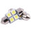 12V 31mm 4 5050 SMD Car Interior Dome Festoon LED Light White 4 Pcs 1