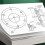 Kit de Desenho Réguas e Compassos de Metal Kit de Geometria Régua Triangular Compasso Conjunto Transferidor Verde 5