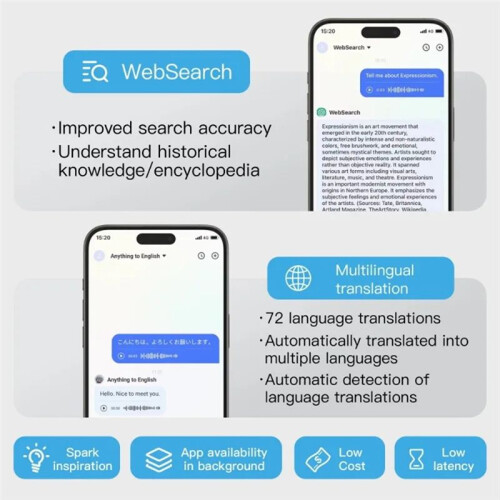 Portable  AI  Microphone  Listening Text Input Translators Languages Microphone with Chatgpt 1