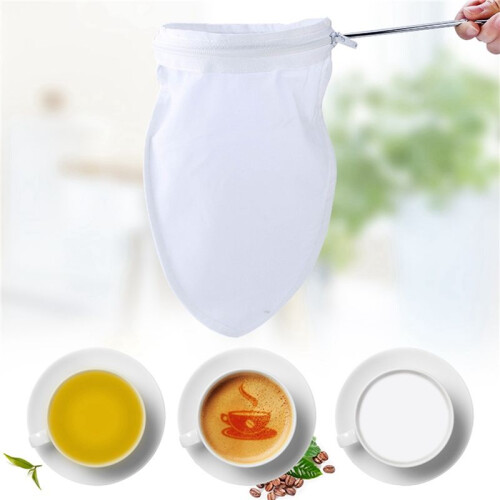 Reusable Multi-Function Filter Bag Fine Mesh Fine Filtration Coffee Milk Tea Filter Large