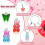 40pcs/65pcs Acrylic Charms And Candy Pendant Set 3