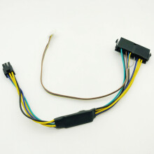 2pcs 30CM Modular Power Supply Cable ATX 24Pin 24 Pin Female to 6Pin 6-Pin Male 6Pin Connector for Elite 8100