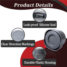 2 Pcs Blade Cover and Vessel Cap for Blast Portable Blender, Leakproof Replacement Parts for BC100 & BC151 Series