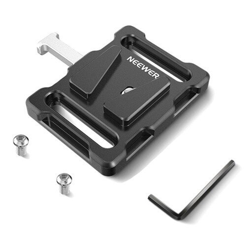 2X Neewer  V Mount Battery Plate with Quick Release, 1/4inch Thread - for  V Mount Batteries 1
