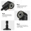 12Pcs Right Angle Drill Attachment Set with 105 Angle Drill Adapter and Impact Grade Socket Adapter 6