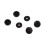 150 Pcs T3 KAM SNAPS Press Studs Scrapbook Sewing Buttons Black 4