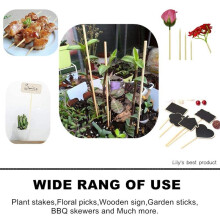 100Pcs Wooden Dowel Rods Unfinished Wood Dowels, Solid Hardwood Sticks for Crafting, Macrame, DIY & More, Sanded Smooth