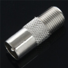 40 Stueck Gerade Metall F Typ Weiblich Zu TV PAL Maennlich RF Stecker Adapter