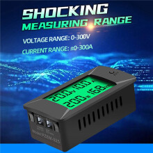 4X PEACEFAIR PZEM-025 Cyfrowy Tester Baterii Dwukierunkowy Amperomierz Woltomierz Moc Energii Watomierz 300V 50A