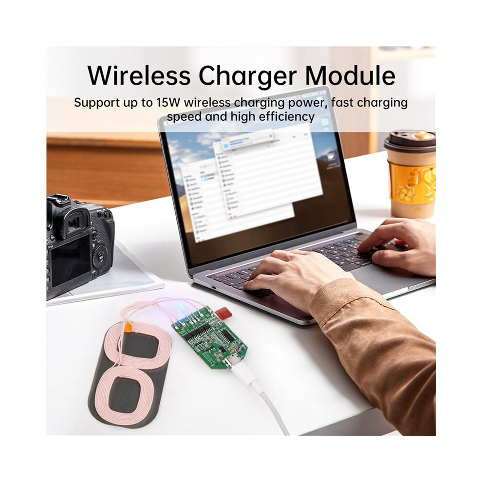 2X 15W Dual Coil Wireless Charging Module Wireless Charger Pcba Multi-Purpose Home Device Wireless Charger Motherboard 6031364982835