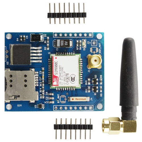 2X Sim800c Development Board Four-Frequency GSM/GPRS Module -Compatible/Tts/DTMF Instead of Sim900a 2
