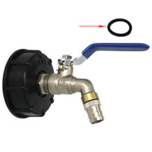 3X IBC Sortie de Balle Robinet Réservoir 3/4 Pouce Adaptateur de Drain de Qualité Alimentaire S60X6 1000 L Réservoir Réservoir D'Eau de Pluie En