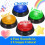 8 Confezioni di Buzzer per Giochi A Quiz, Buzzer di Risposta per La Classe, Buzzer di Gioco con Luci e Suoni, Ideali per I Giochi 5
