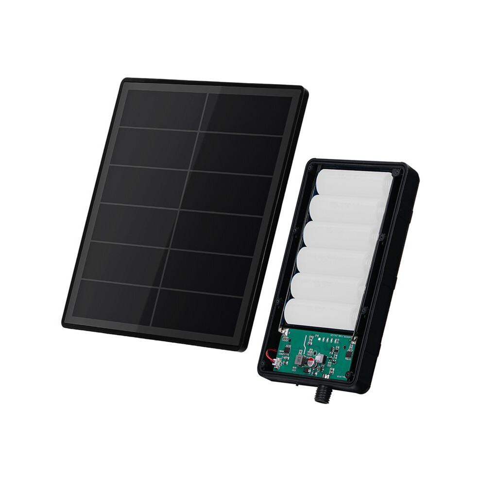 D5 5W Solar Panel For Security Camera Doorbell Ip66 Waterproof Battery Charger With 5.5X2.1 Port, 5V 2.6A Output 6032309112331