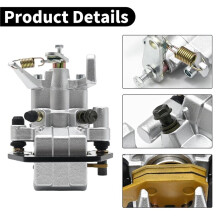 Rear Brake Caliper Assembly 5UG-2580V-02-00 for UTV Rhino 450 YXR450 2006-2009 Rhino 660 YXR660 2004-2007