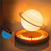 Magnetische, Schwebende Mondlampe, Drehbare Tischlampe, Büro- und Heimdekoration, Geschenkidee, EU-Stecker
