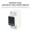 Rail Adjustable over Voltage Under Voltage Protection Device Overcurrent Protector 40A Digital Display Voltage Protector 6