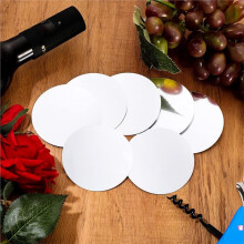 120 Pieces Silver Wine Pourer Aluminum Foil Whisky Liquor Pouring Discs Thin Reusable Spout Disks for Bars