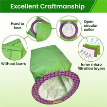 20pcs 100431 Micro Filter Bags for ProTeam 6 Quart Backpack Vacuum: Super QuarterVac,QuietPro BP,AviationVac, ProVac BP,