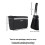 For  Folding Bike Front Storage Bag with Bracket,Front Storage Bag Vegetable Basket Bag and Internal Bracket 7